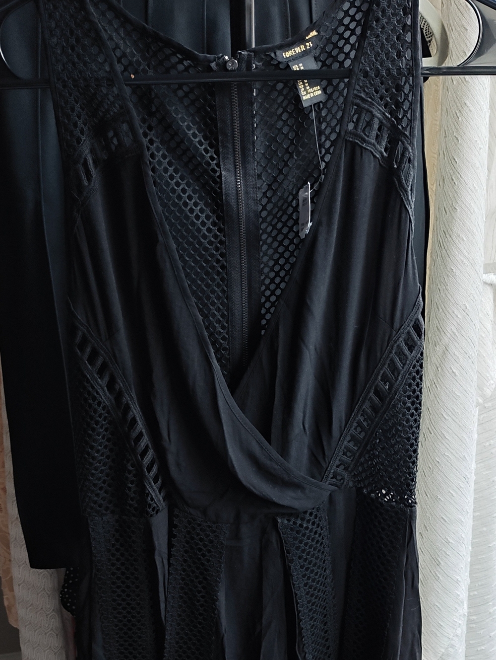 Forever 21 BlackbPaneled Dress